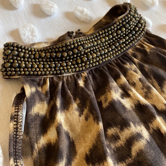 Luxurious MICHAEL KORS beaded neck top - Picture 2 of 3
